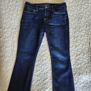 ARIZONA JEAN COMPANY BOOTCUT DARK WASH SIZE 9 JUNIORS